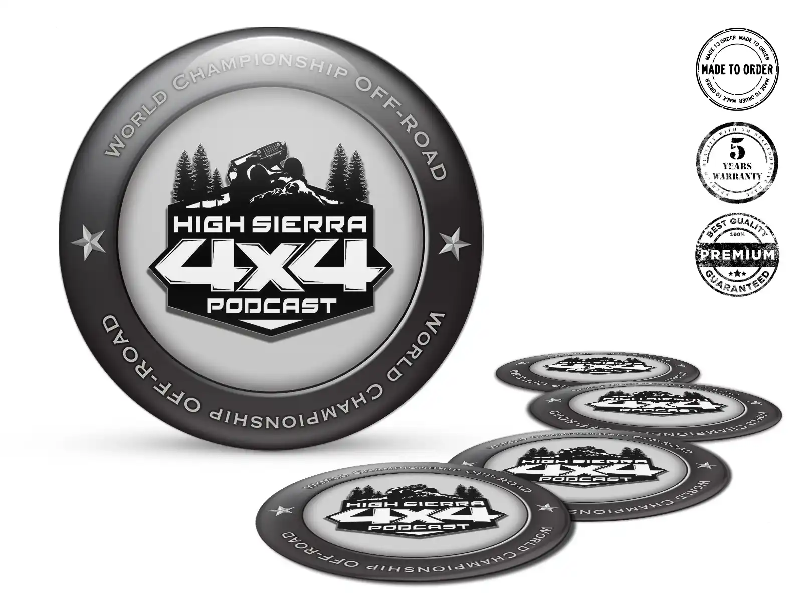 Rim Decals Racing Premium Limited Sport Badge